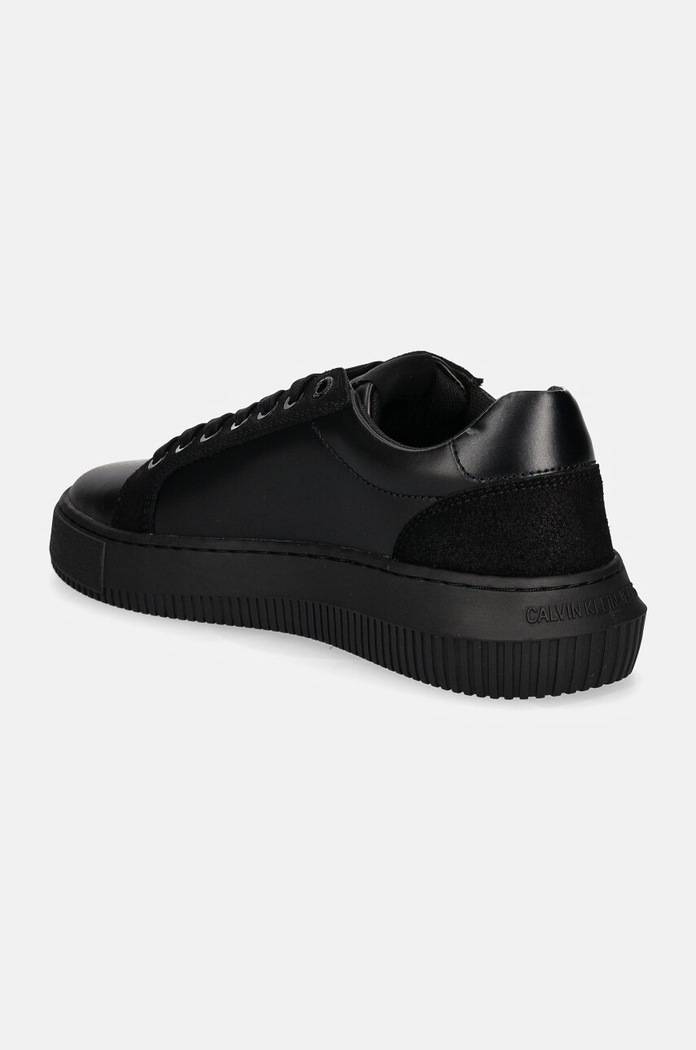 Obuwie Calvin Klein Jeans sneakersy skórzane CHUNKY CUPSOLE LTH MG LTH YW0YW01614 czarny
