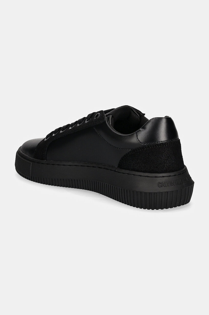 Obuwie Calvin Klein Jeans sneakersy skórzane CHUNKY CUPSOLE LTH MG LTH YW0YW01614 czarny