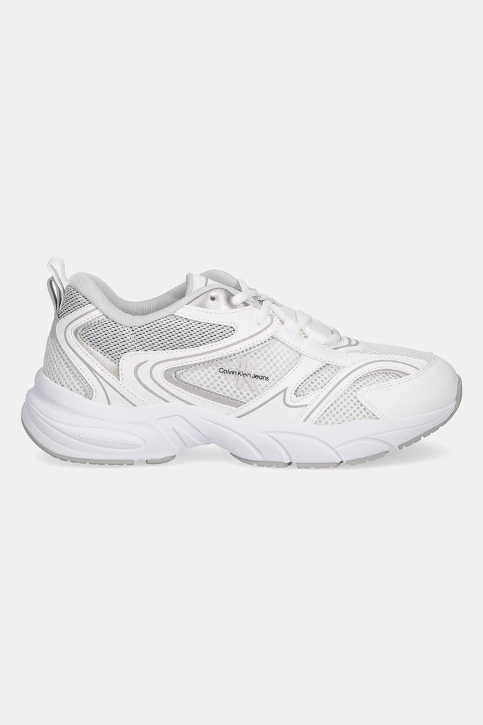 Calvin Klein Jeans sneakersy RETRO TENNIS MESH ML YW0YW01807 biały SS25