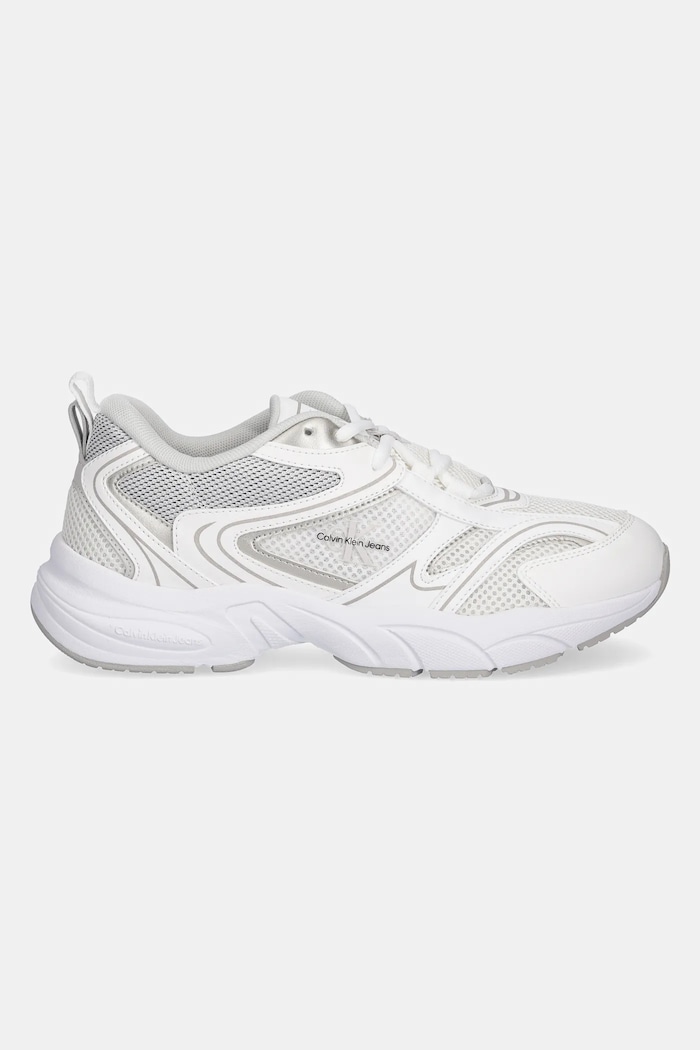 Calvin Klein Jeans sneakersy RETRO TENNIS MESH ML YW0YW01807 biały SS25