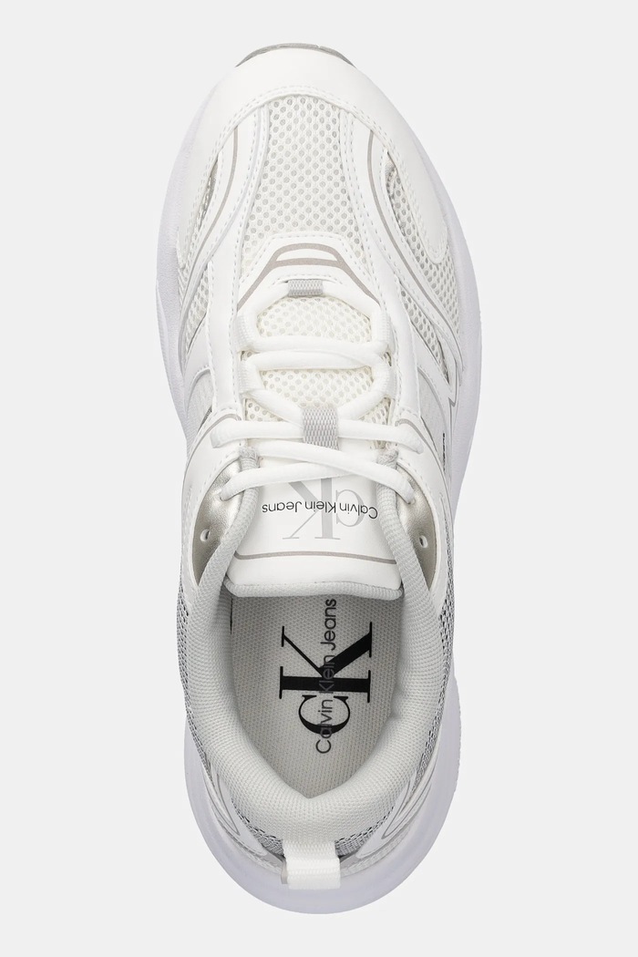 Calvin Klein Jeans sneakersy RETRO TENNIS MESH ML biały YW0YW01807