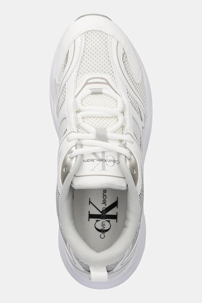Calvin Klein Jeans sneakersy RETRO TENNIS MESH ML biały YW0YW01807
