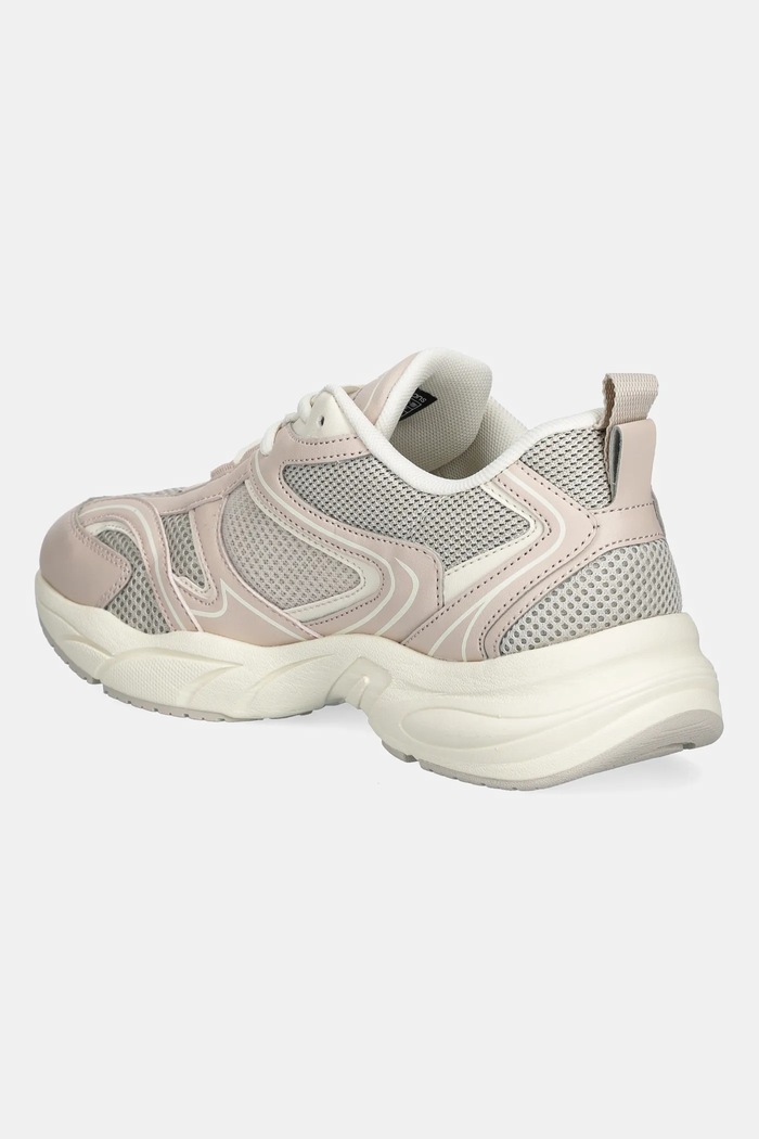 Boty Sneakers boty Calvin Klein Jeans RETRO TENNIS MESH ML YW0YW01807 béžová