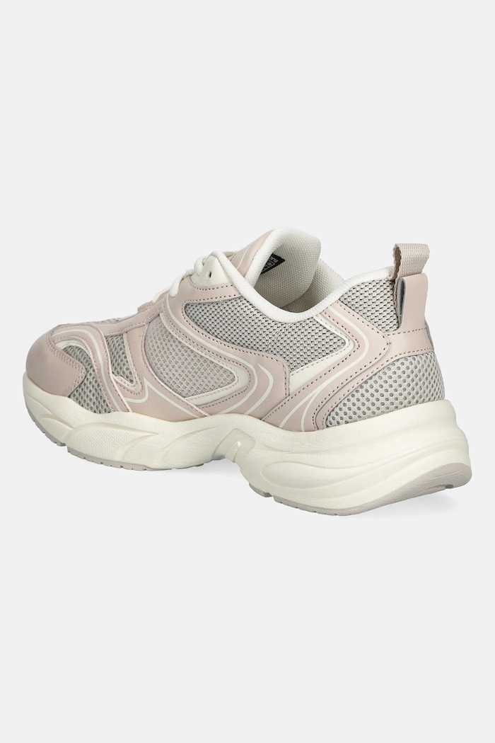 Boty Sneakers boty Calvin Klein Jeans RETRO TENNIS MESH ML YW0YW01807 béžová