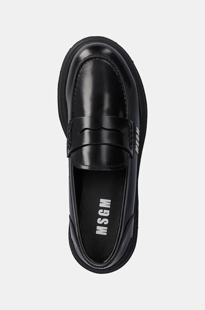 Kožené polobotky MSGM černá 3741MDS153.513.99