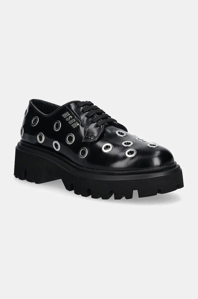 Usnjeni polškornji MSGM Platforma črna 3741MDS154.519.99
