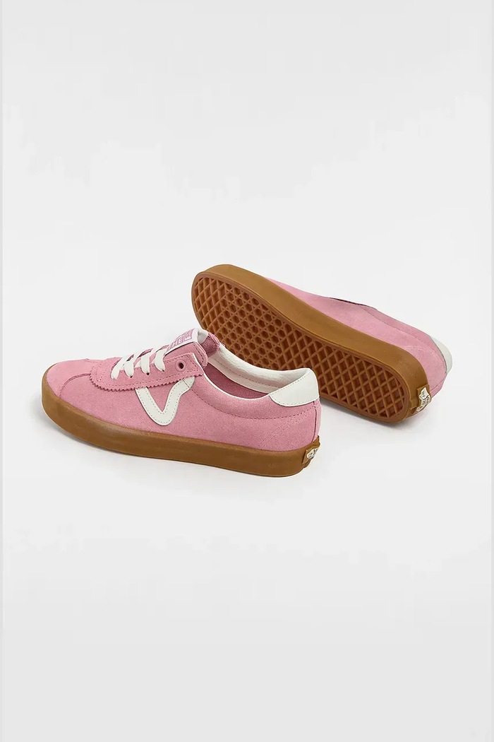 Semišové tenisky Vans Sport Low růžová VN000D09PNK1