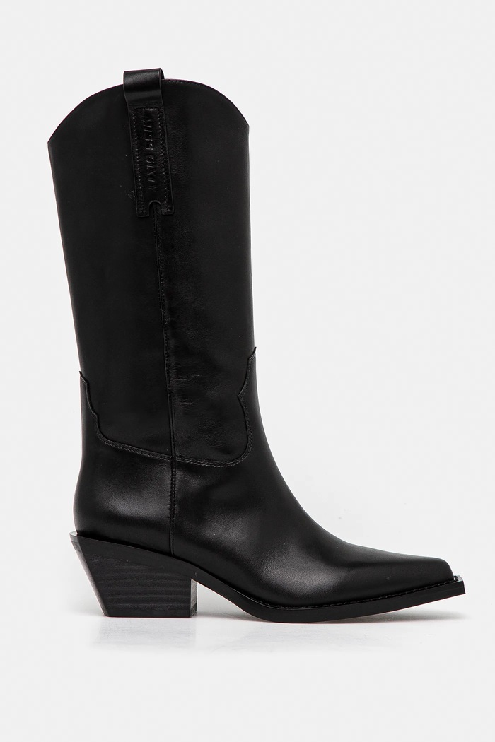 Δερμάτινες μπότες Miss Sixty 6L3QJ8970000 μαύρο AW24