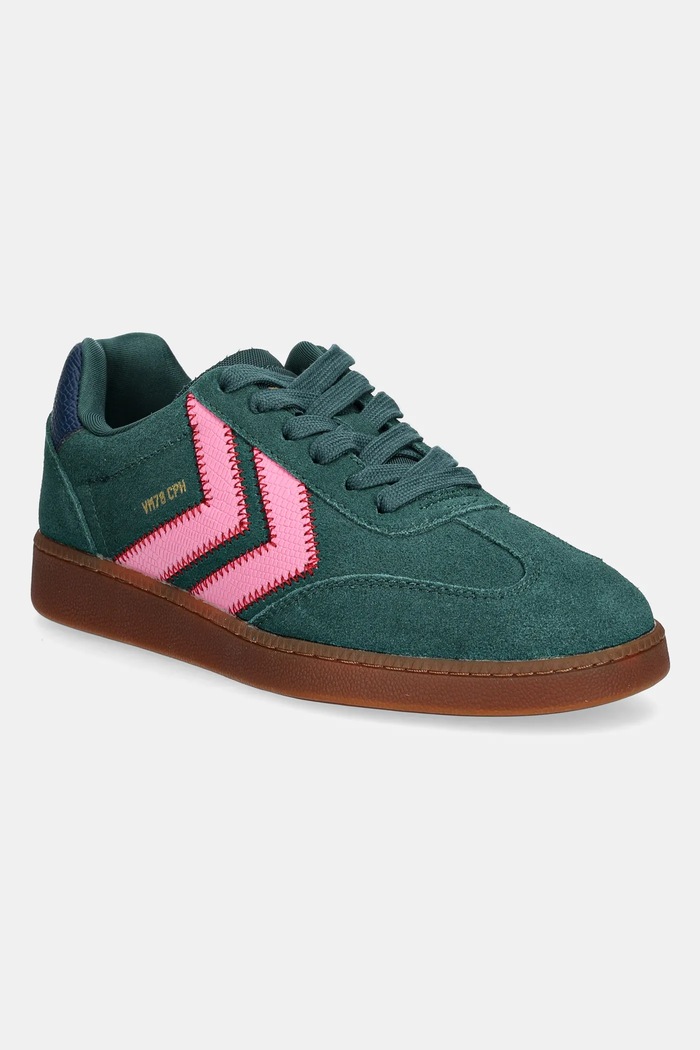 Semišové sneakers boty Hummel Vm78 Cph Lz plochá zelená 226234