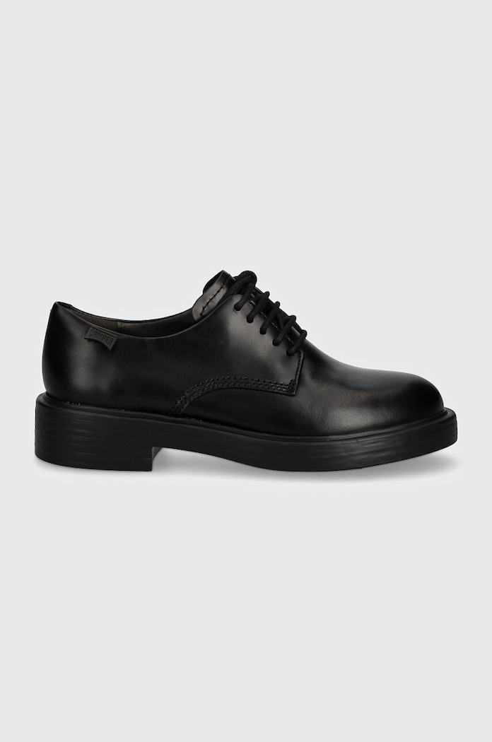 Kožené poltopánky Camper Dean K201684.001 čierna AW24