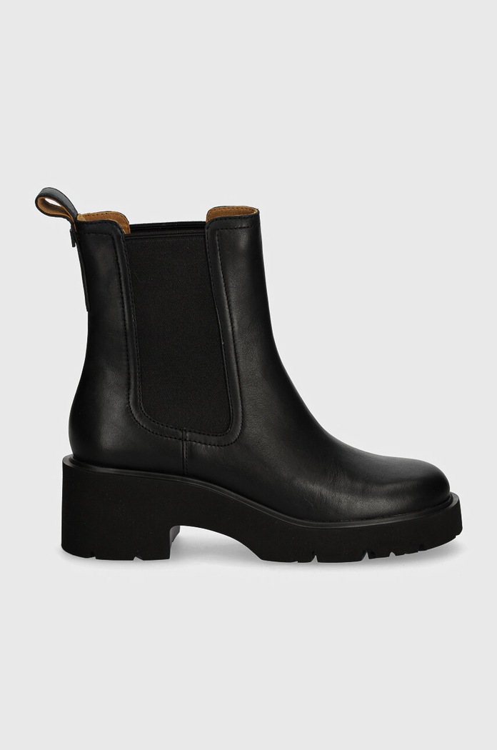Кожени боти челси Camper Milah K400575.016 черен AW24