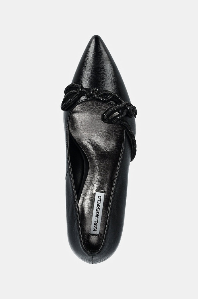 Karl Lagerfeld szpilki SIENNA czarny KL32724.1M0