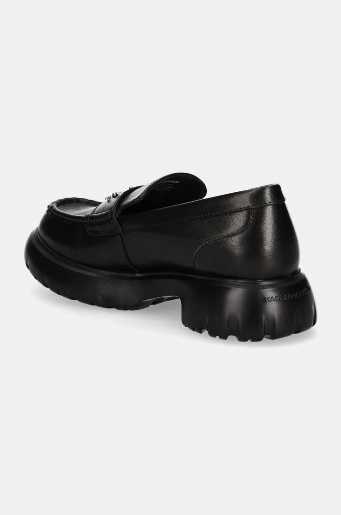 Boty Kožené mokasíny Karl Lagerfeld PHOENIX KL42111.00S černá
