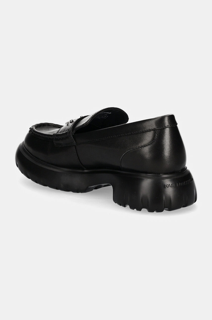 Boty Kožené mokasíny Karl Lagerfeld PHOENIX KL42111.00S černá