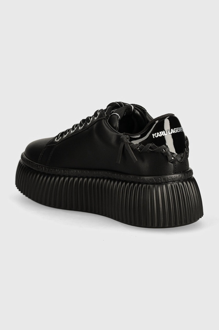 Boty Kožené tenisky Karl Lagerfeld KREEPER KL42372G.00X černá