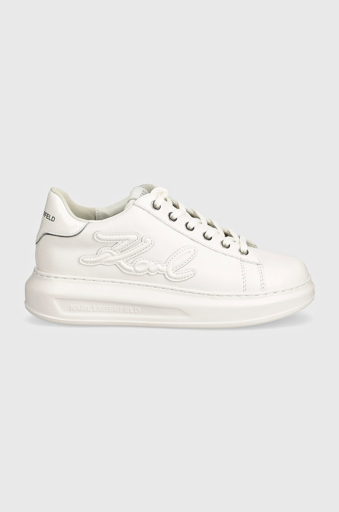 Kožené tenisky Karl Lagerfeld KAPRI KL62511A.01W biela AW24