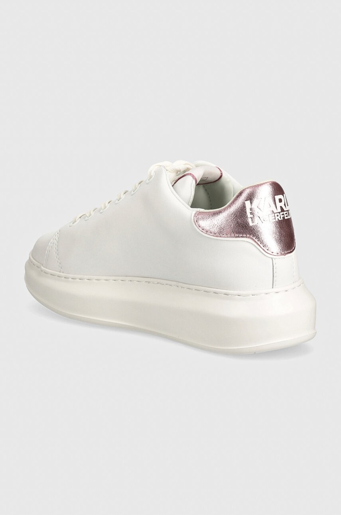Обувки Кожени маратонки Karl Lagerfeld KAPRI KL62539F.11P бял