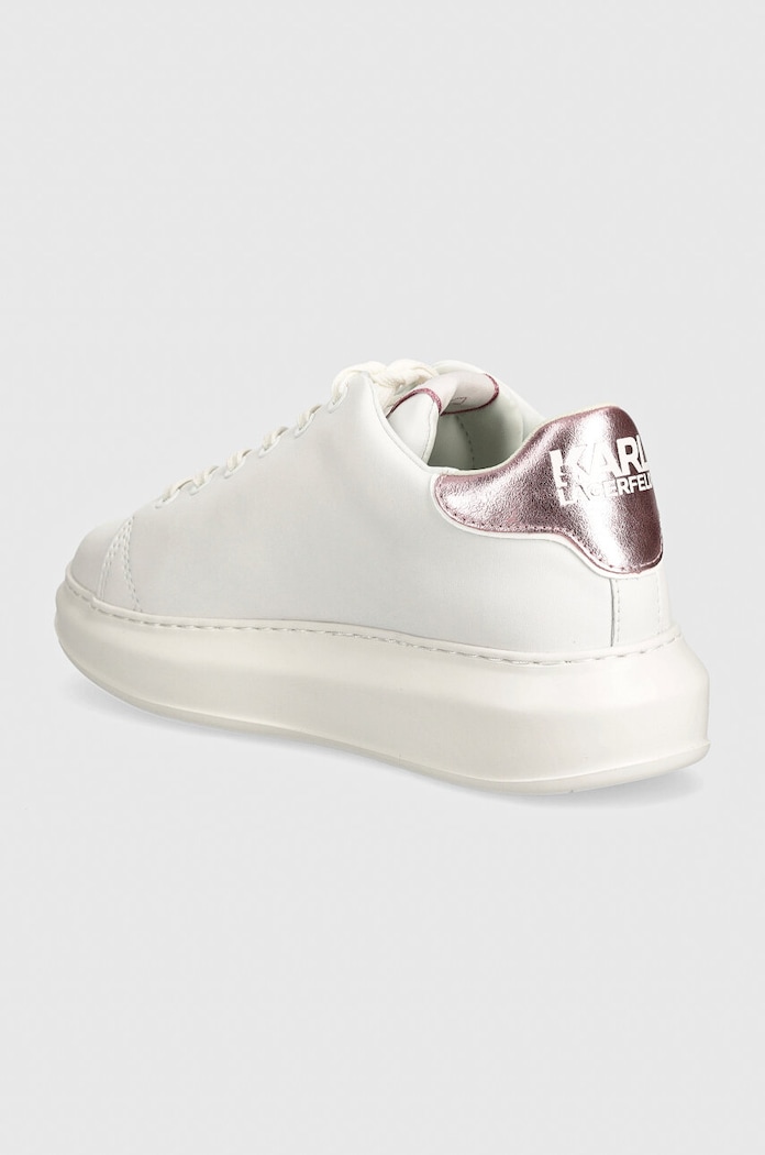 Обувки Кожени маратонки Karl Lagerfeld KAPRI KL62539F.11P бял
