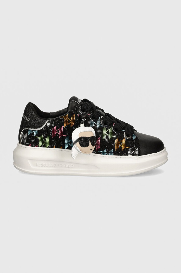Karl Lagerfeld sneakersy KAPRI KL62576M.G0M czarny AW24