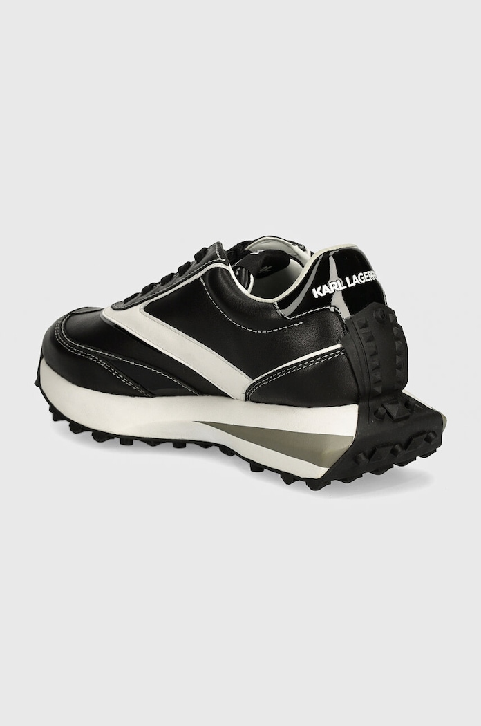 Obuwie Karl Lagerfeld sneakersy skórzane ZONE KL62934.101 czarny