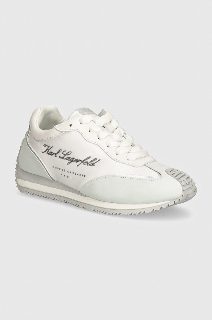 Karl Lagerfeld sneakersy VELOCETTE tekstylny biały KL63914.411
