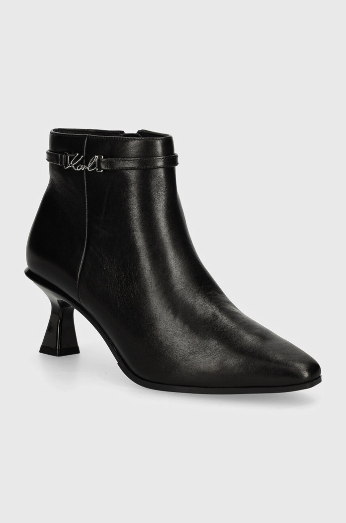 Μποτάκια Karl Lagerfeld PANACHE στιλέτο μαύρο KL30854.000