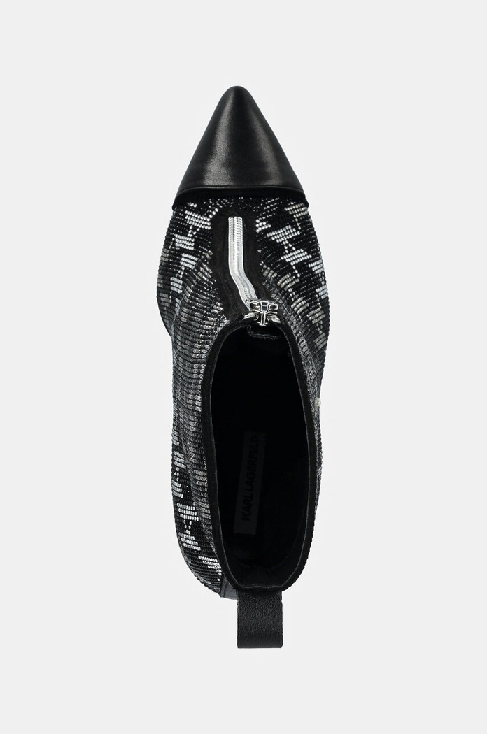 Nízké kozačky Karl Lagerfeld SARABANDE II černá KL30954M.G0S