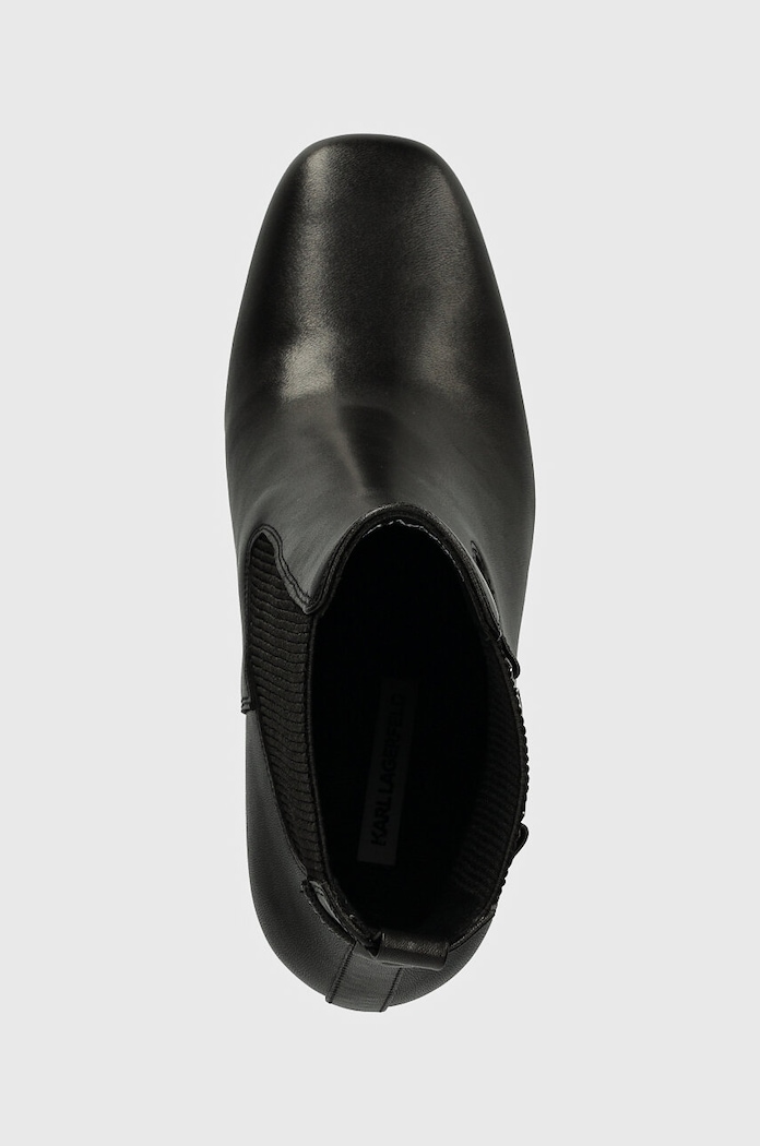 Karl Lagerfeld botki skórzane ASTRA NOVA czarny KL33160.000