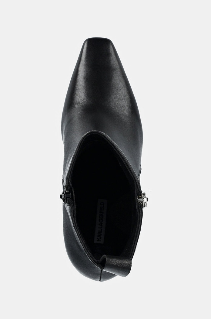 Кожени боти Karl Lagerfeld KL TOWER черен KL33964.000