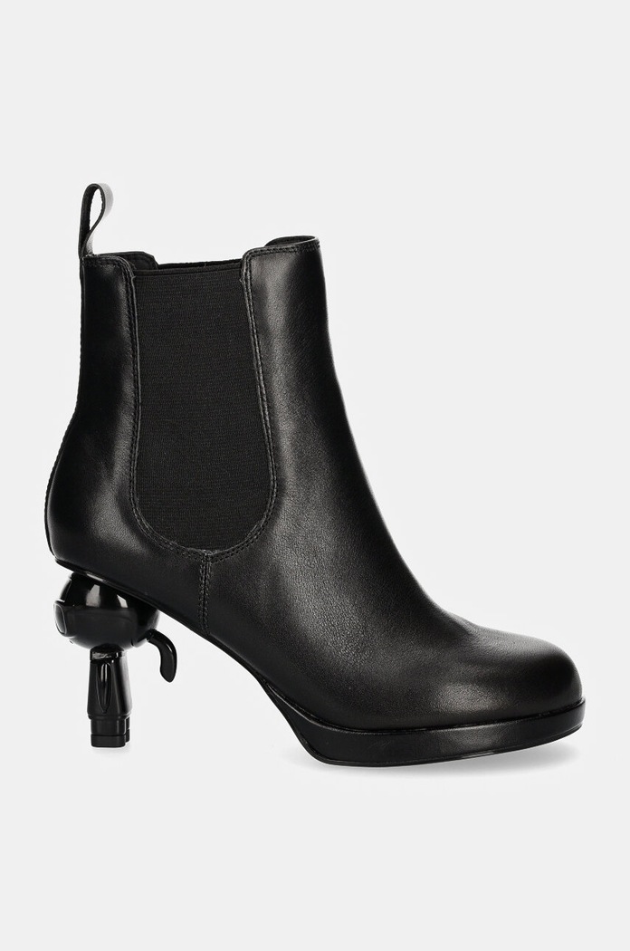 Kožené topánky chelsea Karl Lagerfeld IKON ISLAND KL39044.000 čierna NC24