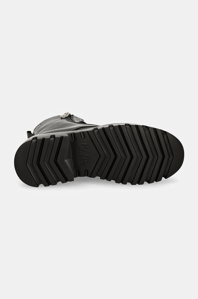 Kožené workery Karl Lagerfeld KOMBAT KL45364.000 černá