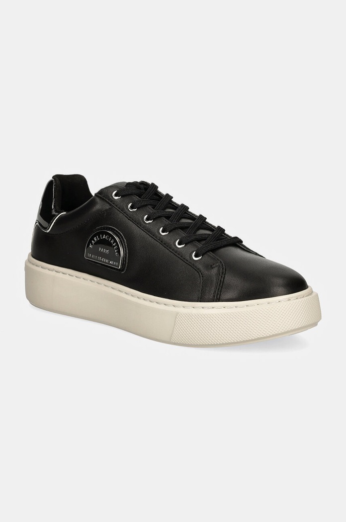 Karl Lagerfeld sneakers din piele MAXI KUP platformă negru KL62212.000