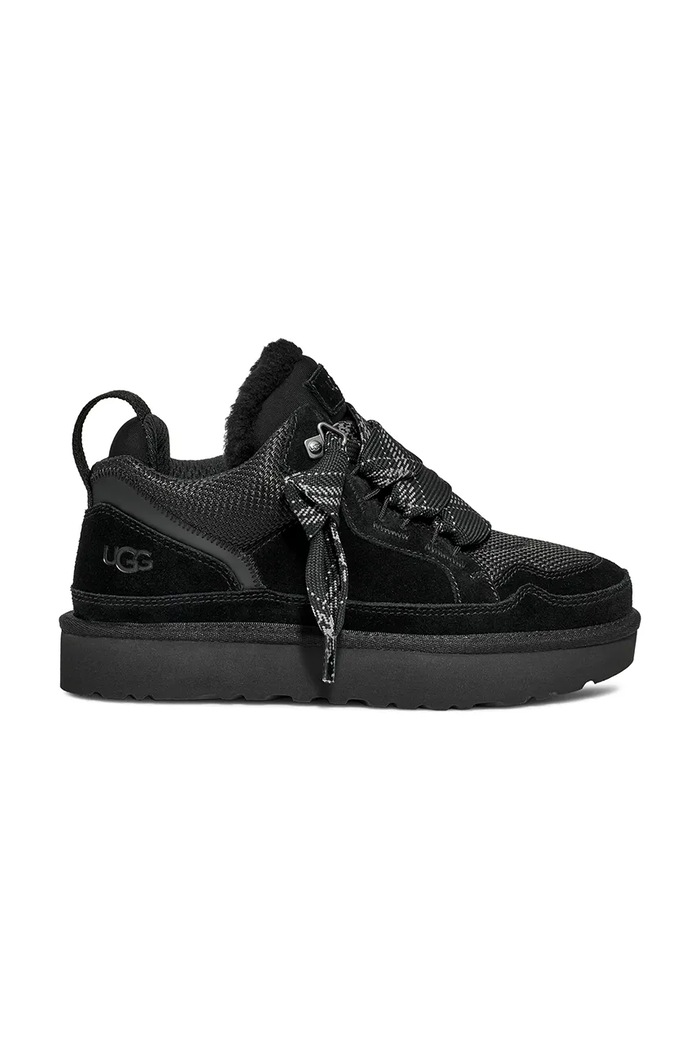 Кроссовки UGG Lowmel замш чёрный 1144032.BLK