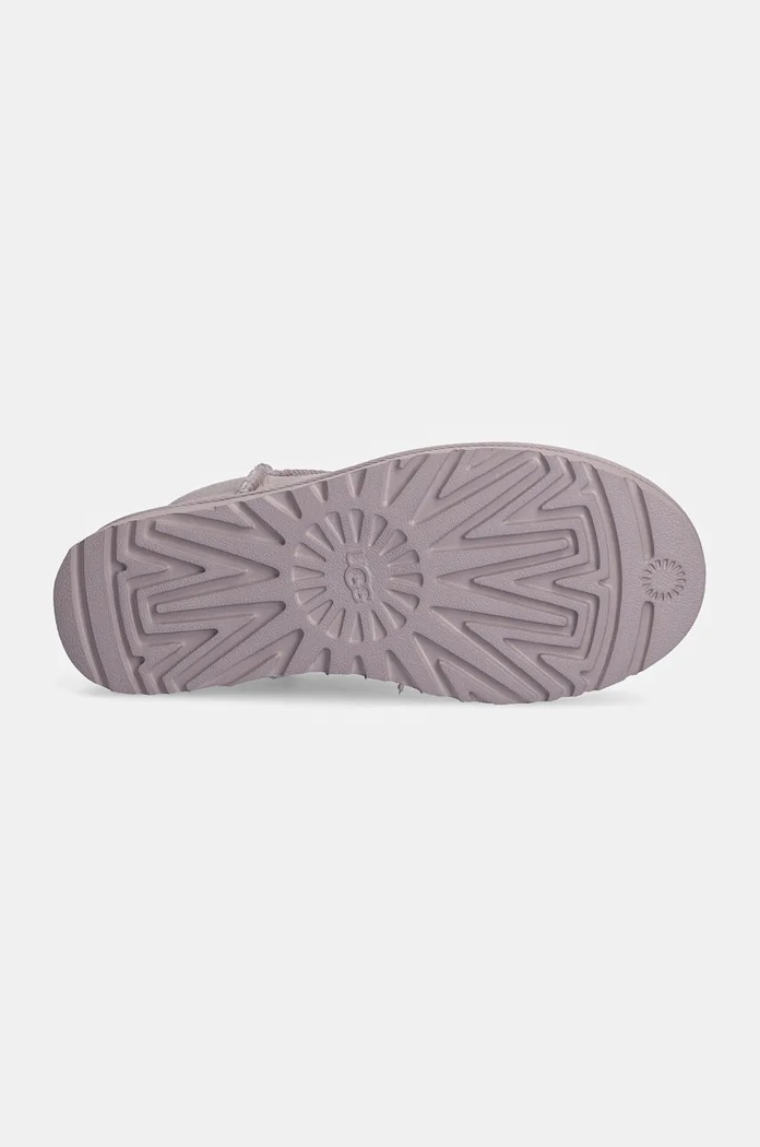 Semišové sněhule UGG Classic Ultra Mini 1116109.PSK fialová