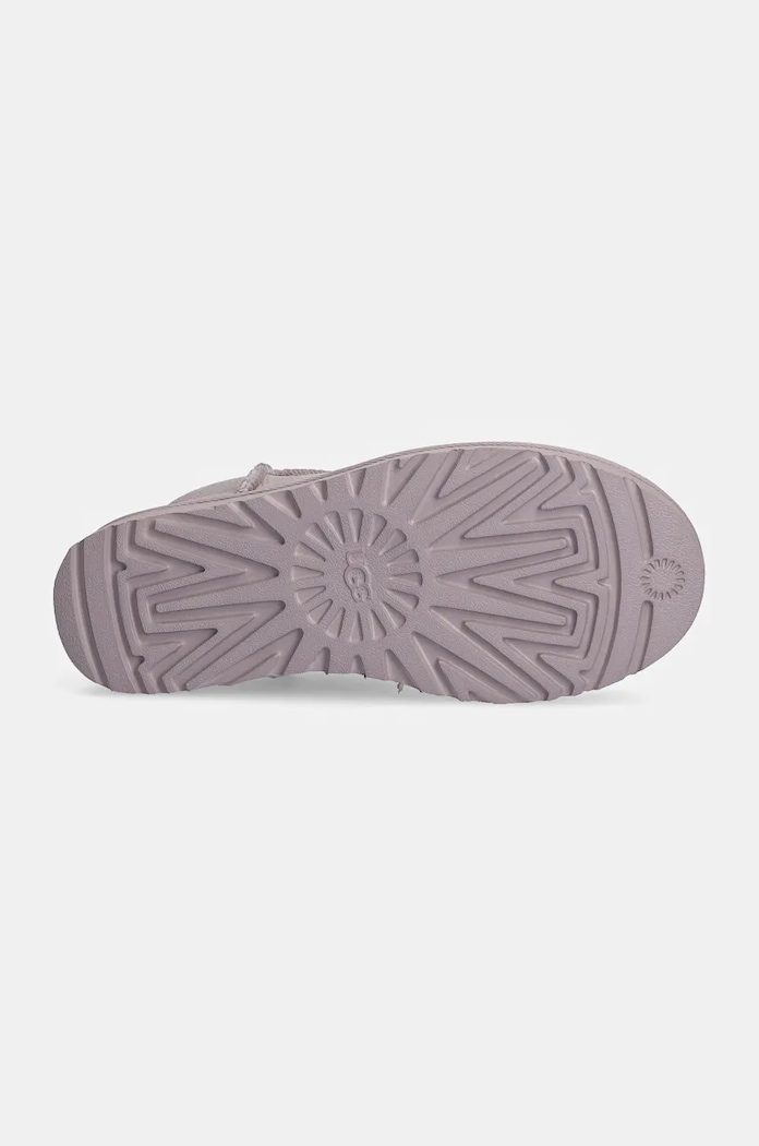 Semišové sněhule UGG Classic Ultra Mini 1116109.PSK fialová