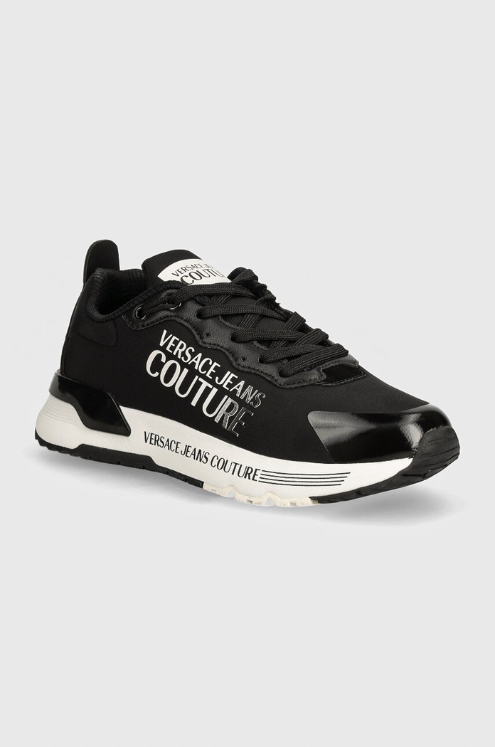 Tenisky Versace Jeans Couture Dynamic imitácia kože čierna 77VA3SA9.ZS904.899