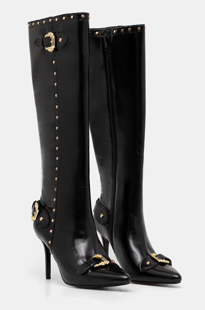 Obuv Vysoké čižmy Versace Jeans Couture Scarlett 77VA3S58.ZS871.899 čierna