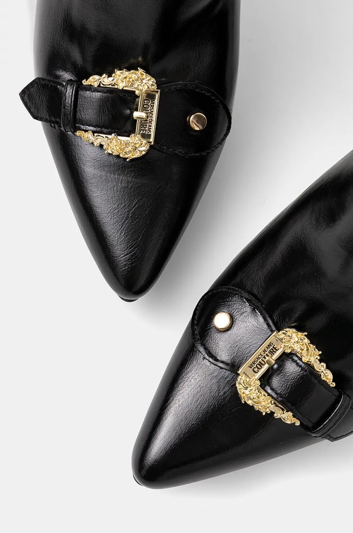 Vysoké čižmy Versace Jeans Couture Scarlett 77VA3S58.ZS871.899 čierna