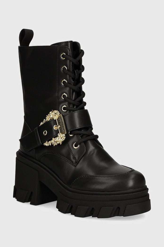 Nízké kozačky Versace Jeans Couture Sophie sloupkový černá 77VA3S86.71570.899