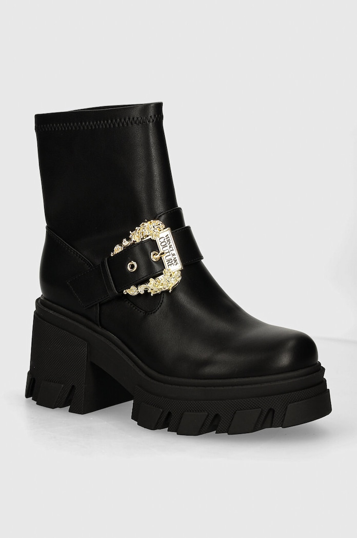 Členkové topánky Versace Jeans Couture Sophie stĺpikový čierna 77VA3S80.71570.899
