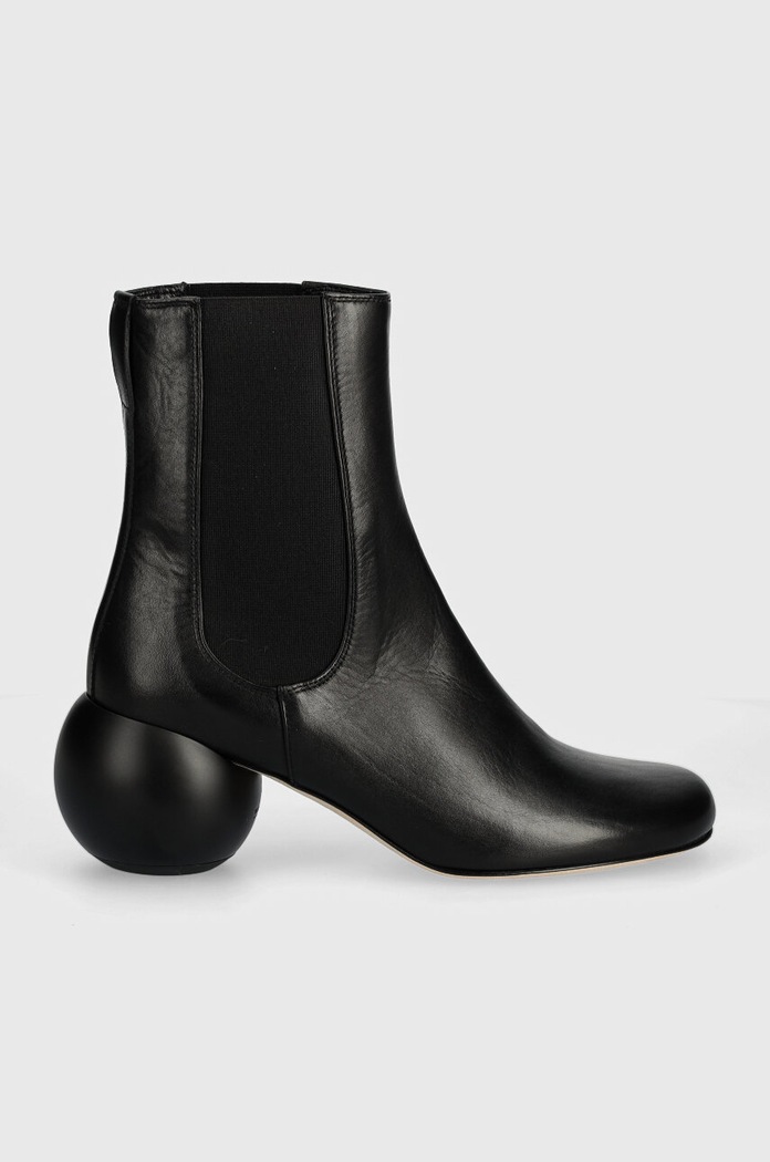 Weekend Max Mara sztyblety skórzane ESTE 2425796014600.BLACK czarny AW24