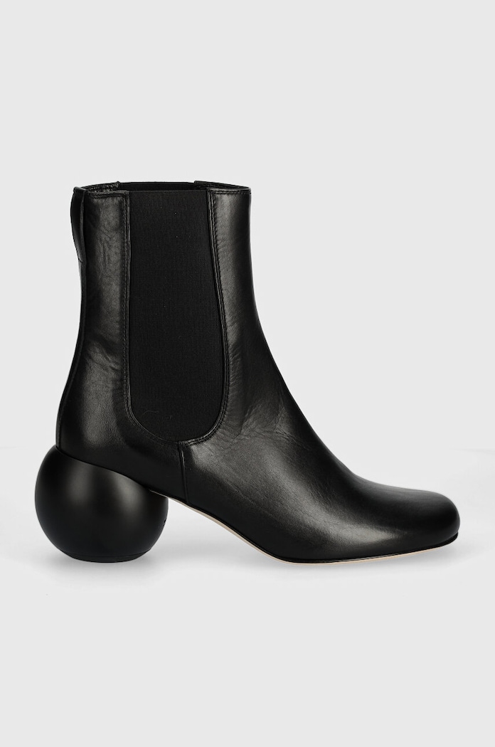 Weekend Max Mara sztyblety skórzane ESTE 2425796014600.BLACK czarny AW24