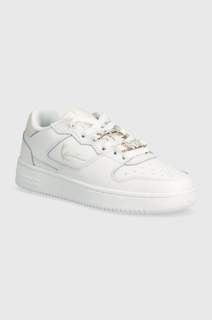 Kožené sneakers boty Karl Kani 89 Low V2 PRM plochá bílá 1184044