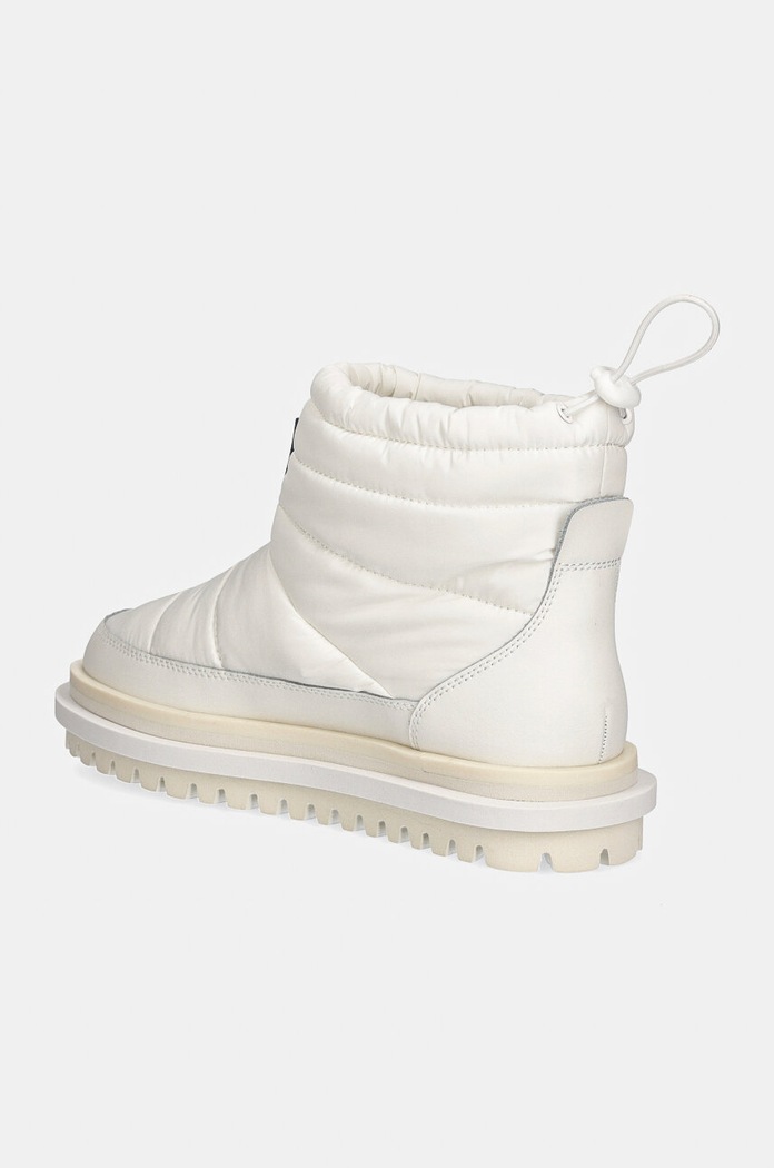 Încălțăminte Tommy Jeans cizme de iarna TJW PADDED FLAT BOOT WL EN0EN02725 alb