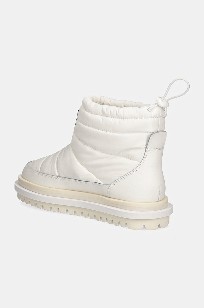 Încălțăminte Tommy Jeans cizme de iarna TJW PADDED FLAT BOOT WL EN0EN02725 alb