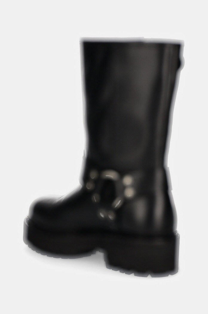 Παπούτσια Δερμάτινες μπότες Tommy Jeans TJW URBAN BIKER BOOT LEATHER EN0EN02728 μαύρο
