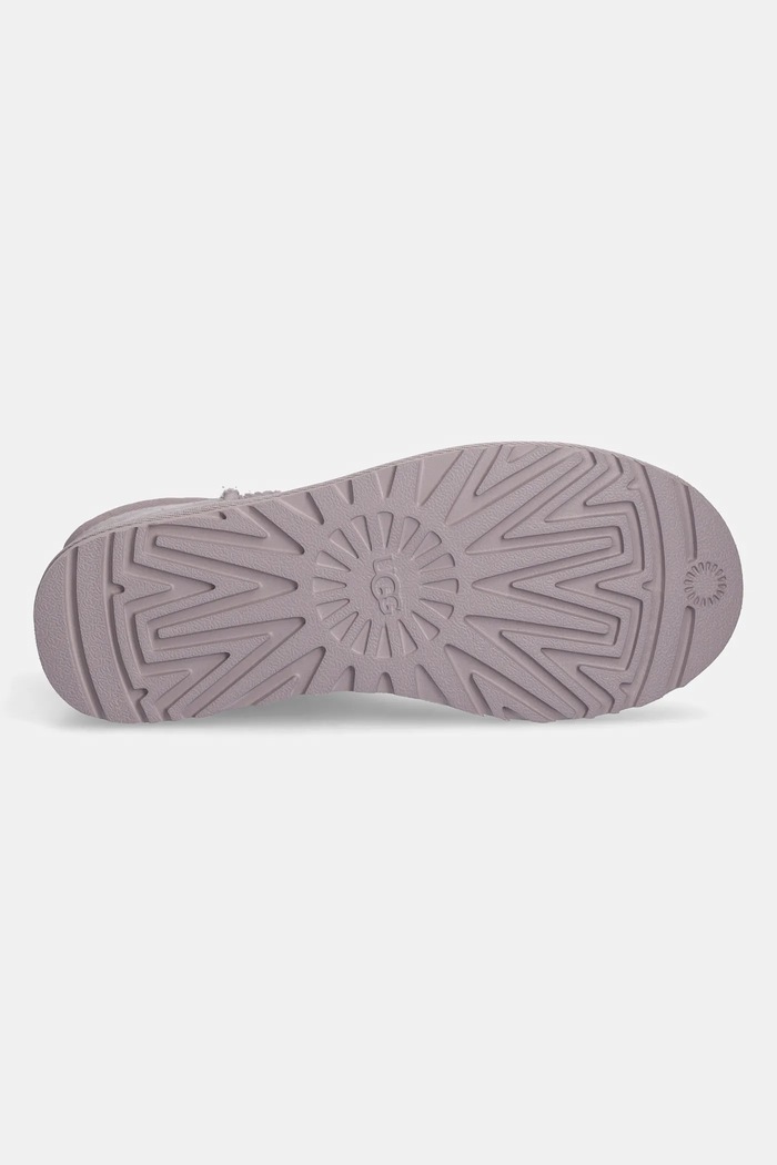 Čizme za snijeg od brušene kože UGG Classic Mini II 1016222.PSK siva
