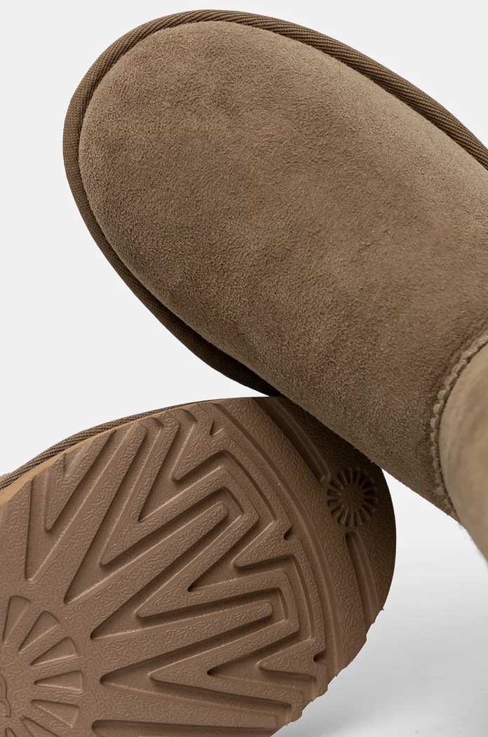 UGG śniegowce zamszowe Classic Tall II 1016224.ALP zielony