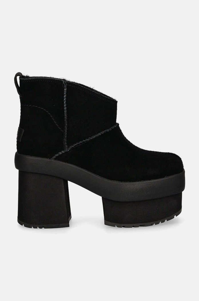 UGG botine New Heights Platform Mini 1157910.BLK negru AW24