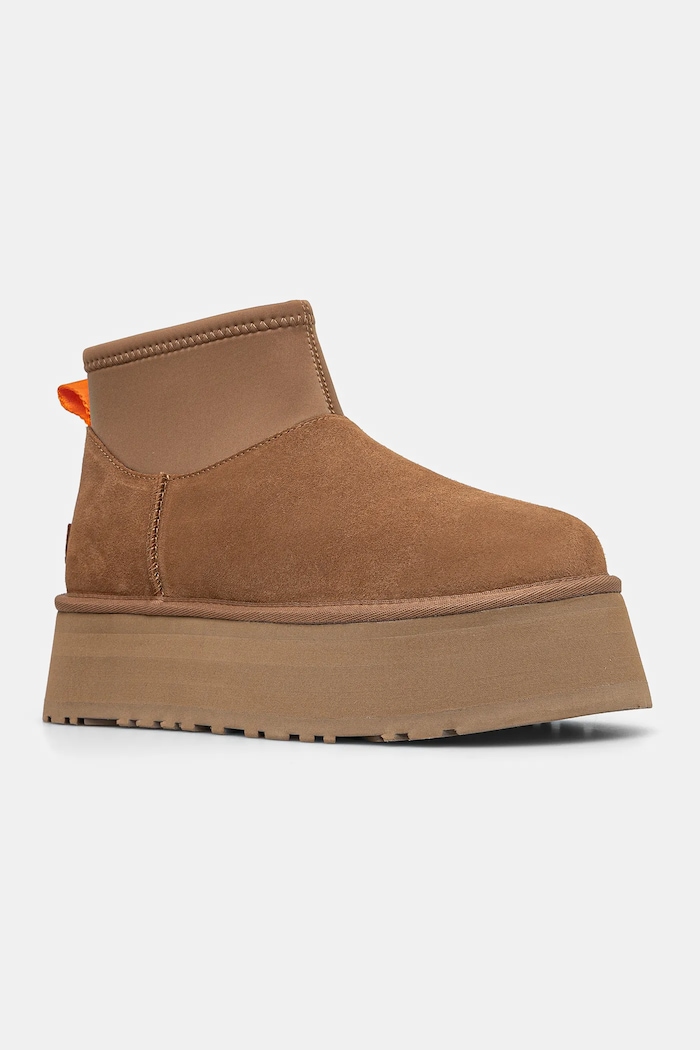 UGG śniegowce Classic Mini Dipper Puffer 1158275.AHS brązowy AW24